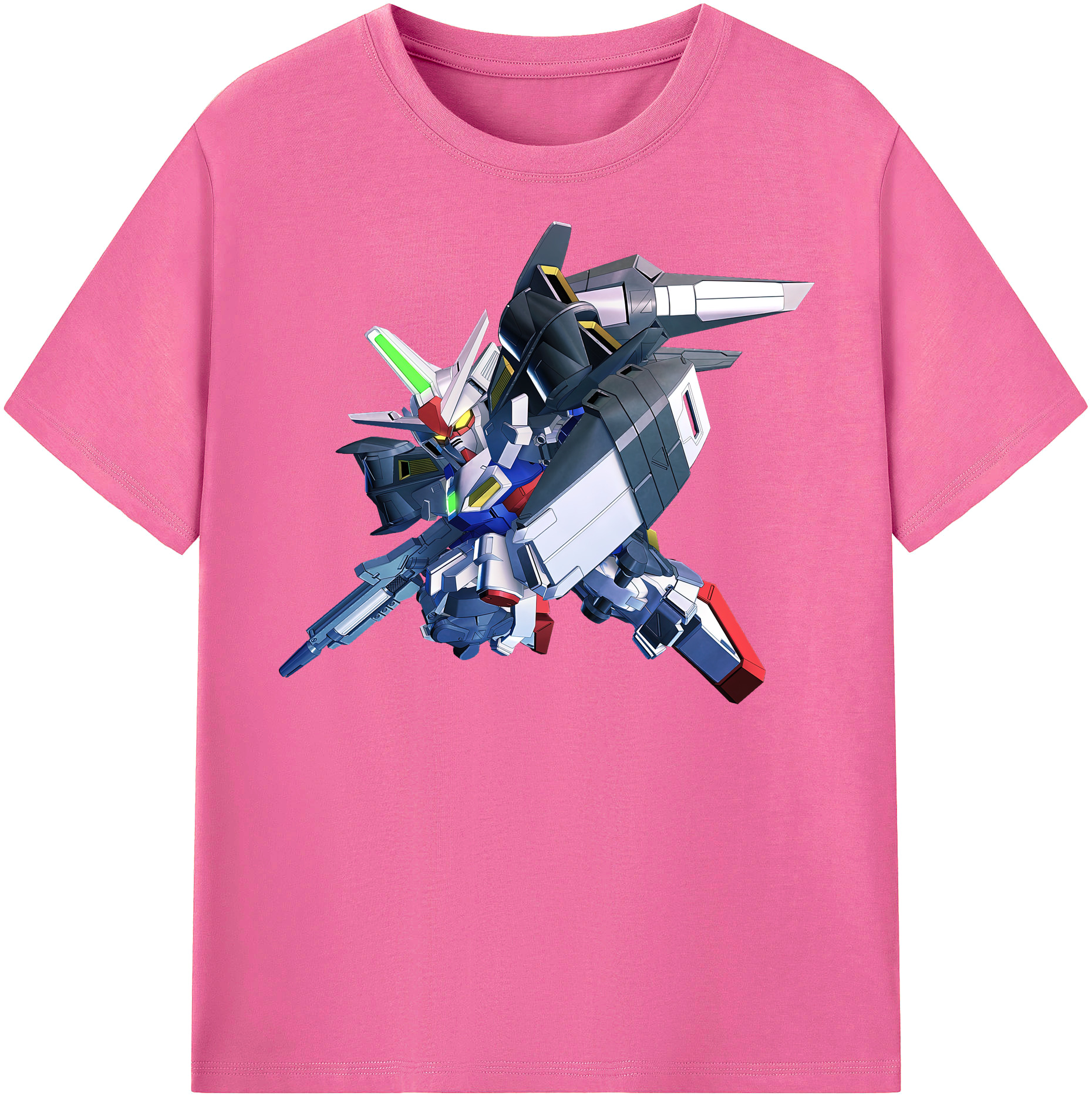 （画像用） 機動戦士ガンダム Mobile Suit Gundam レディースカジュアルプリントTシャツ（綿100％）